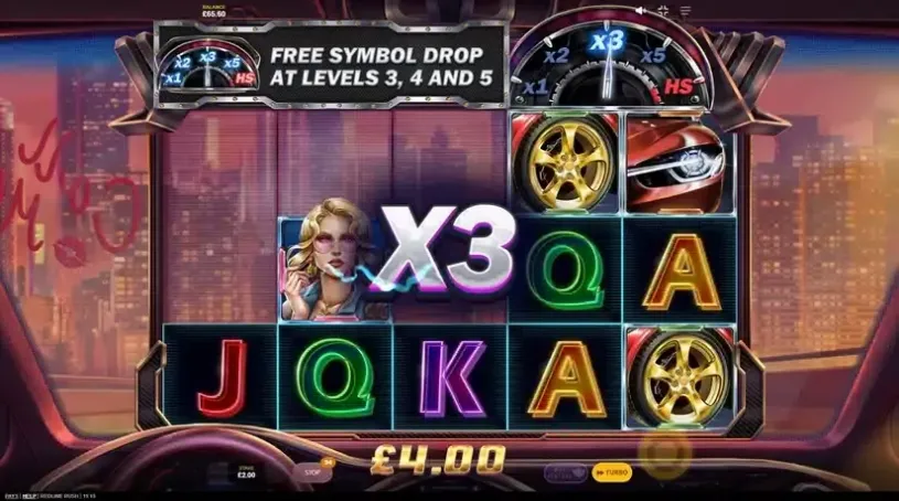 Redline Rush slot screenshot 3