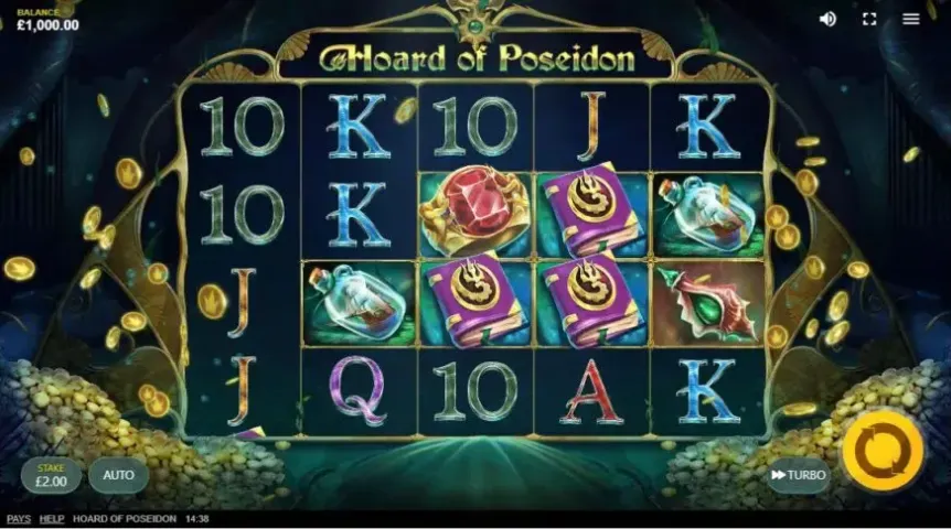 Hoard Of Poseidon slot screenshot 