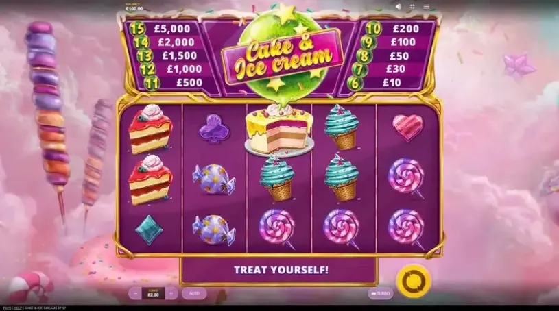 Cake & Ice Cream slot screenshot 