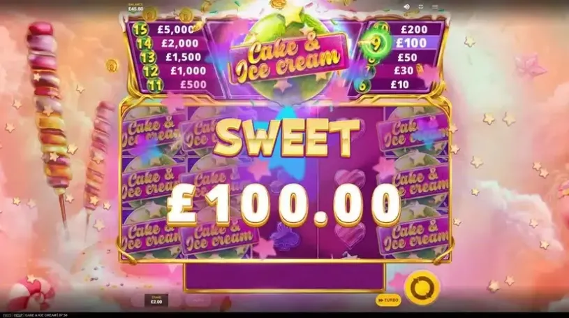 Cake & Ice Cream slot screenshot 