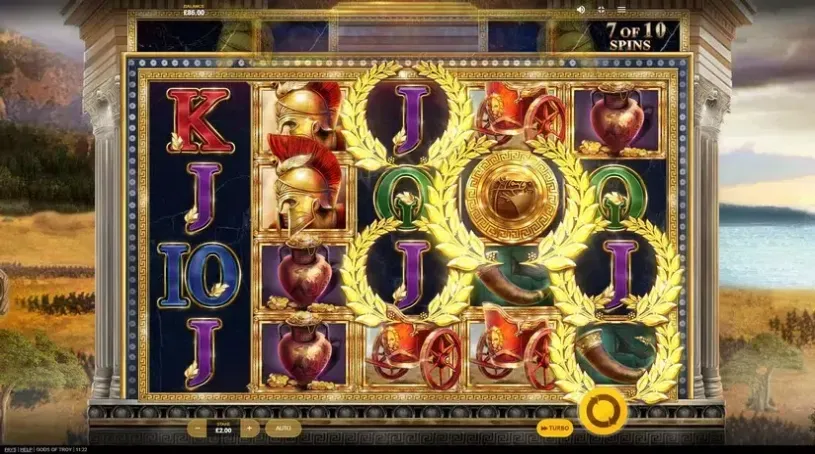 Gods Of Troy slot screenshot 2