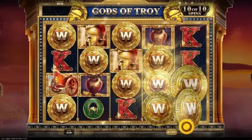 Gods Of Troy slot screenshot 3