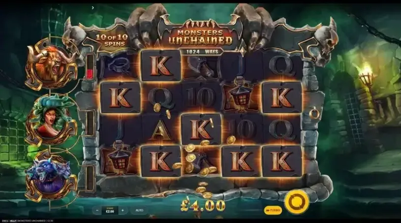 Monsters Unchained slot screenshot 4