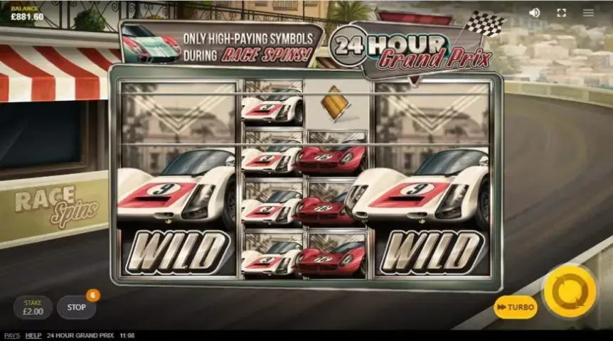 24 Hour Grand Prix slot screenshot 2