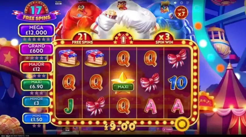 Big Rich Turkeys slot screenshot 4