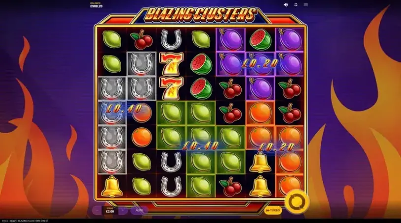 Blazing Clusters slot screenshot 2