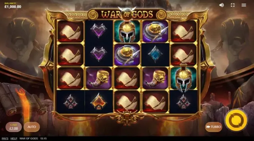 War of Gods slot screenshot 