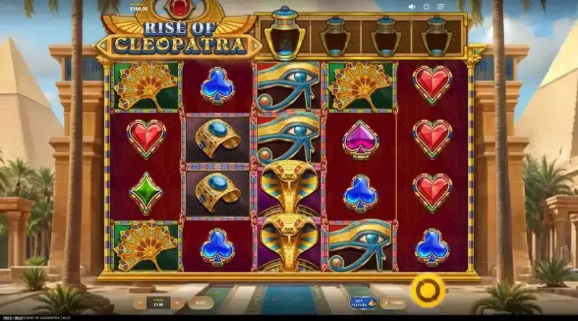 Rise of Cleopatra slot screenshot 