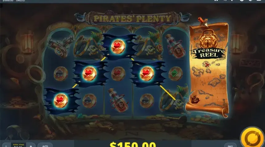 Pirates’ Plenty slot screenshot 2