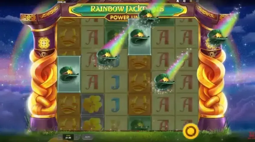 Rainbow Jackpots Power Lines slot screenshot 2