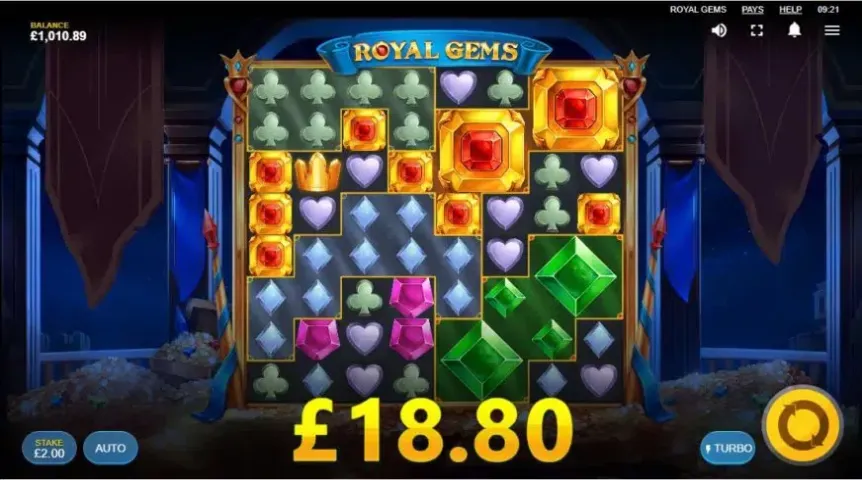 Royal Gems slot screenshot 3