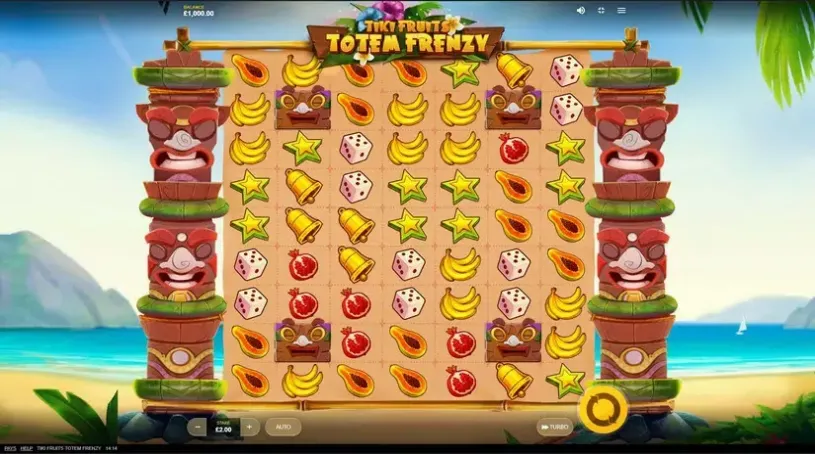Tiki Fruits Totem Frenzy slot screenshot 
