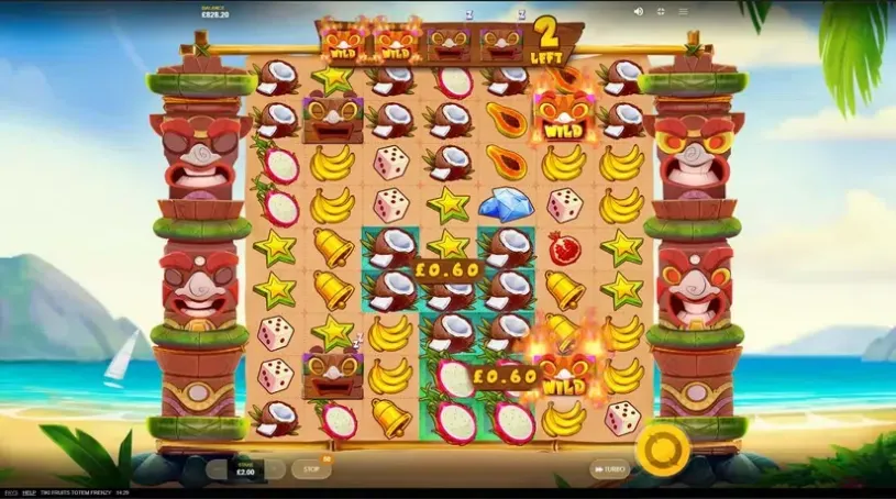 Tiki Fruits Totem Frenzy slot screenshot 