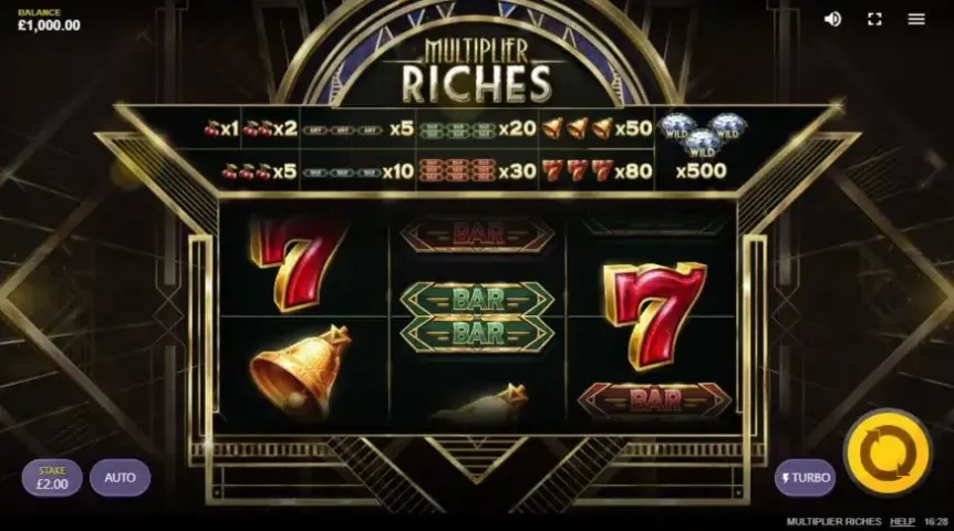 Multiplier Riches slot screenshot 