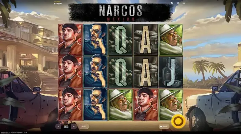 Narcos Mexico slot screenshot 