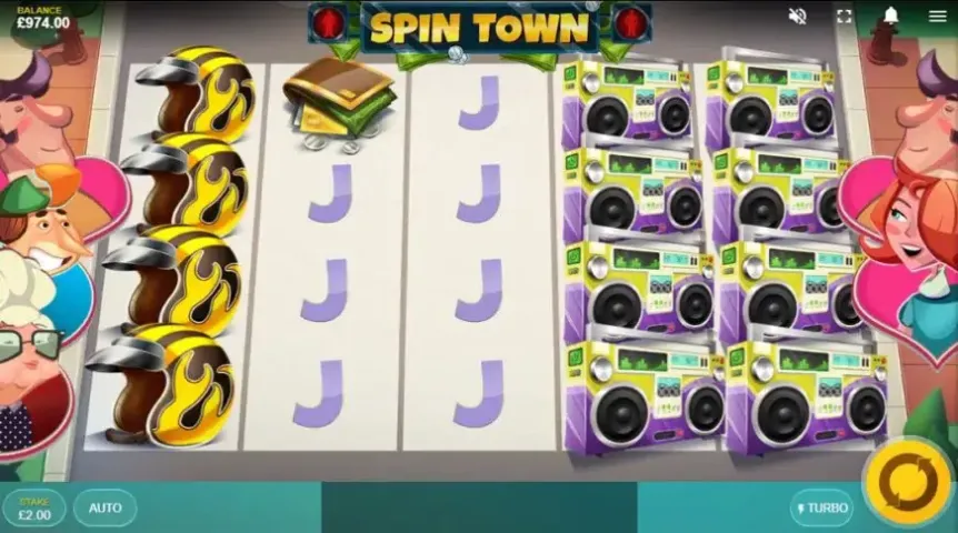 Spin Town slot screenshot 2