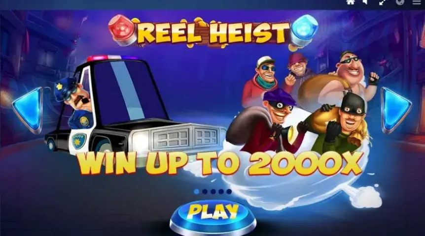 Reel Heist slot screenshot 