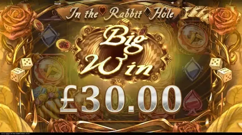 In The Rabbit Hole slot screenshot 