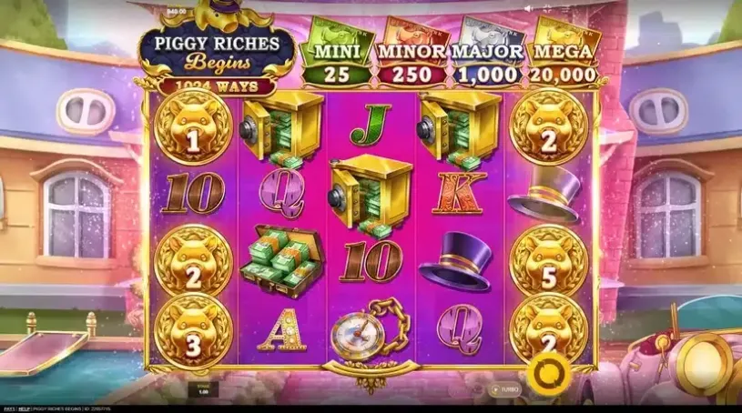 Piggy Riches Begins slot screenshot 