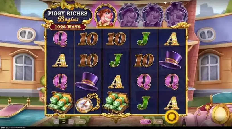 Piggy Riches Begins slot screenshot 