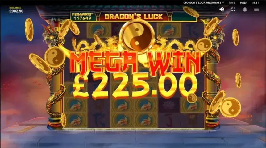 Dragon’s Luck Megaways slot screenshot 4