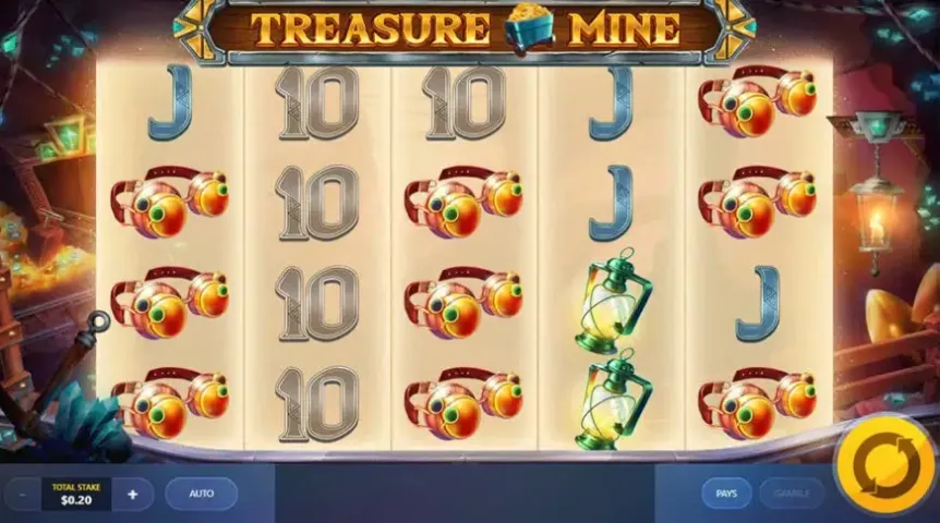 Treasure Mine slot screenshot 