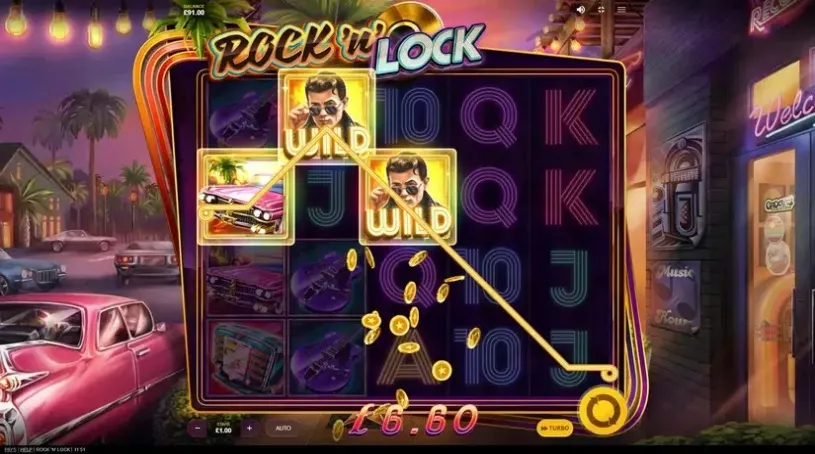 Rock’N’Lock slot screenshot 3