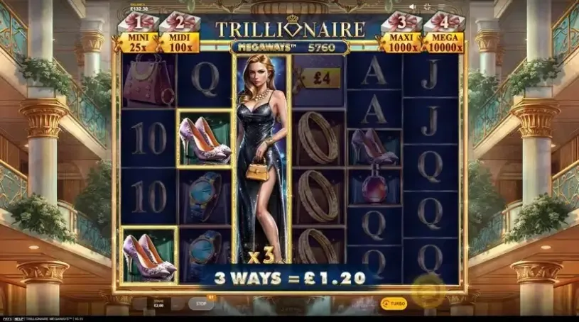 Trillionaire MegaWays slot screenshot 