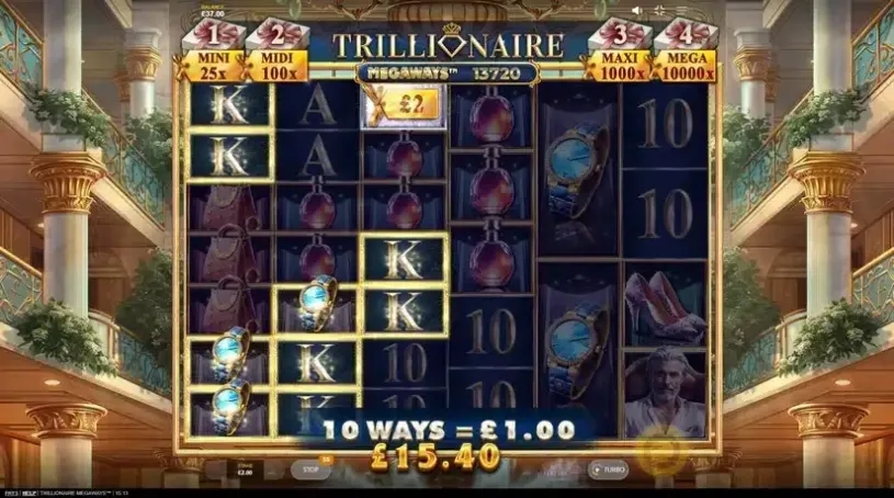 Trillionaire MegaWays slot screenshot 3