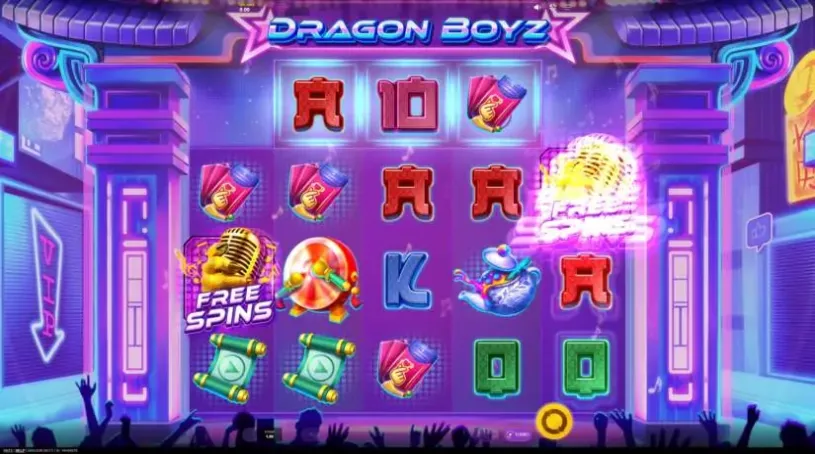 Dragon Boyz slot screenshot 