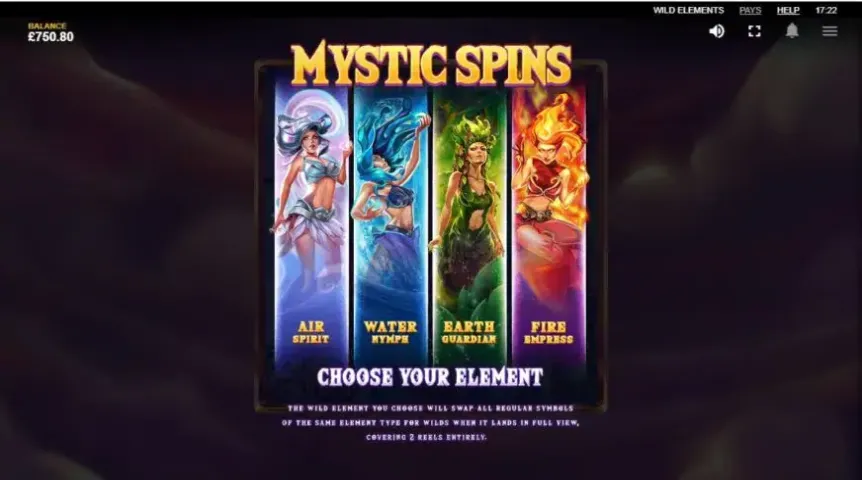 Wild Elements slot screenshot 3
