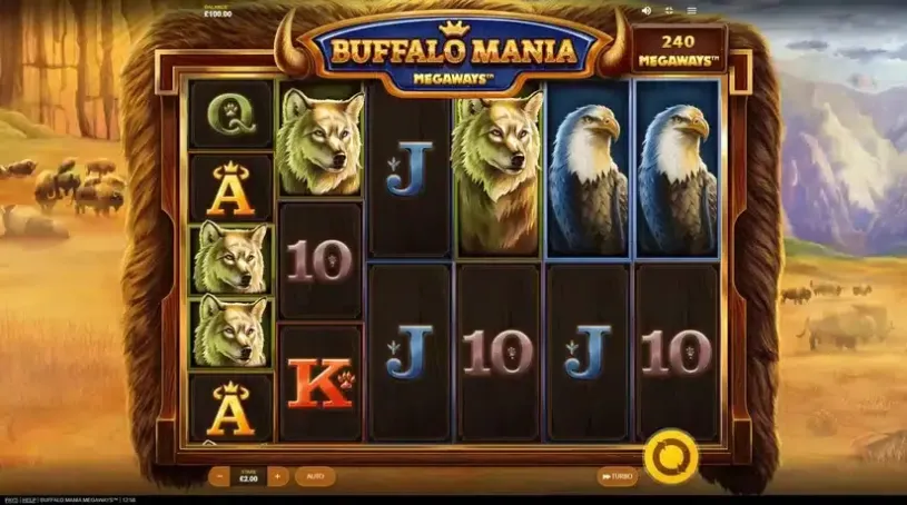 Buffalo Mania MegaWays slot screenshot 
