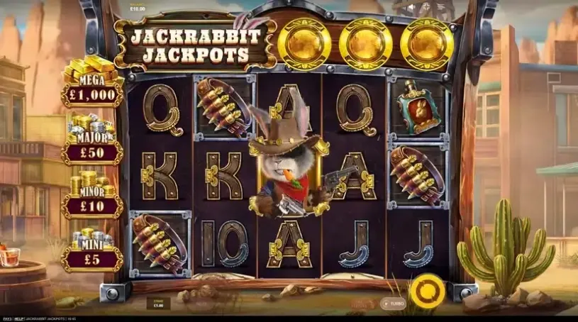 Jackrabbit Jackpots slot screenshot 2