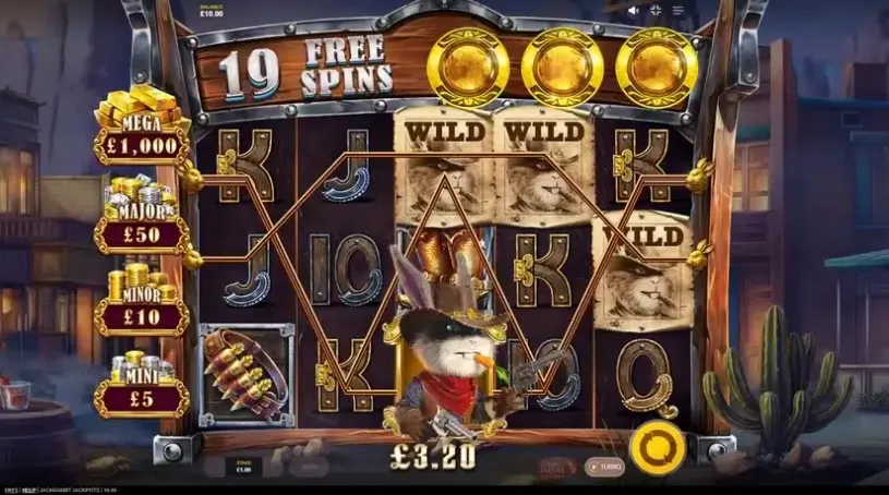 Jackrabbit Jackpots slot screenshot 3
