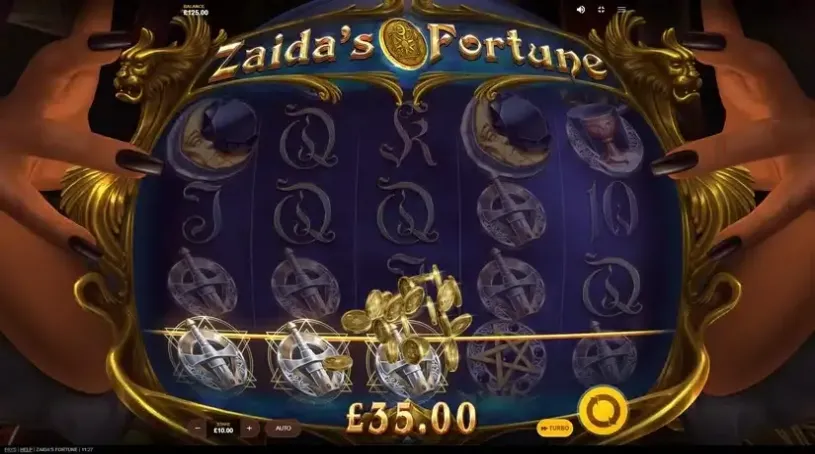Zaida’s Fortune slot screenshot 2