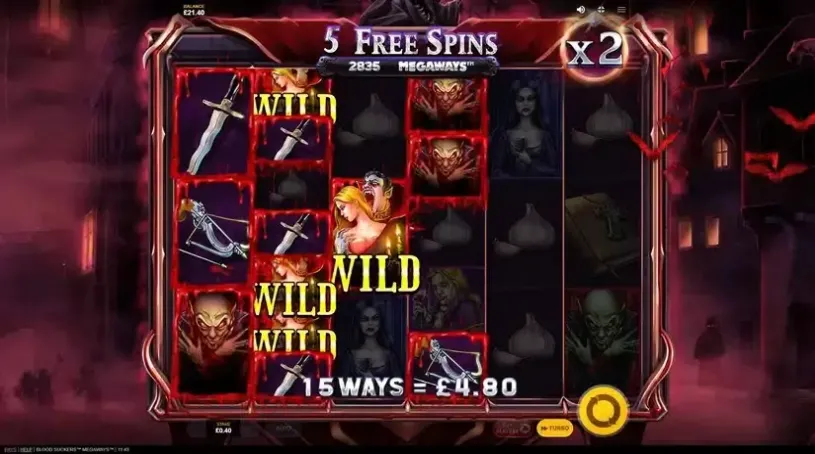 Blood Suckers Megaways slot screenshot 
