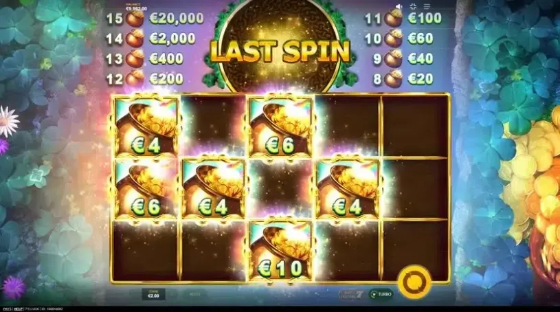 7’s Luck slot screenshot 