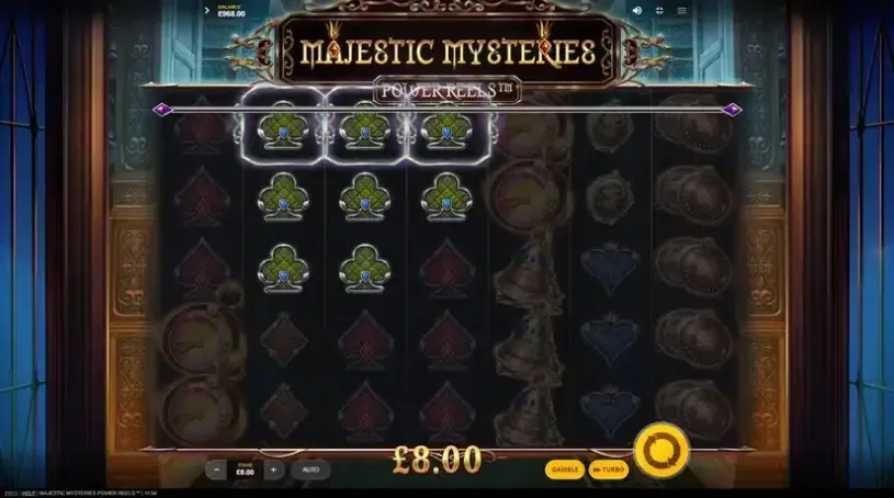 Majestic Mysteries Power Reels slot screenshot 3
