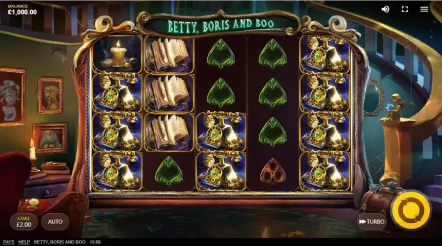 Betty, Boris And Boo slot screenshot 