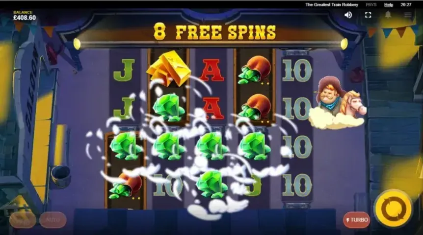 The Greatest Train Robbery slot screenshot 