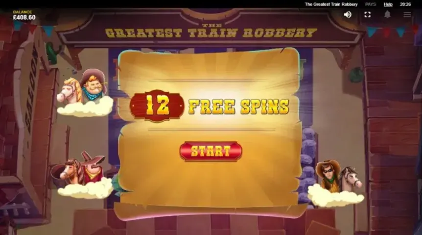 The Greatest Train Robbery slot screenshot 6