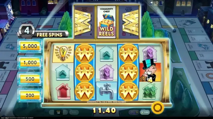 Monopoly Cash is King slot screenshot 4