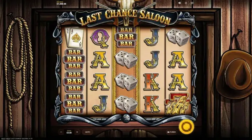 Last Chance Saloon slot screenshot 