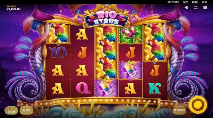 Rio Stars slot screenshot 