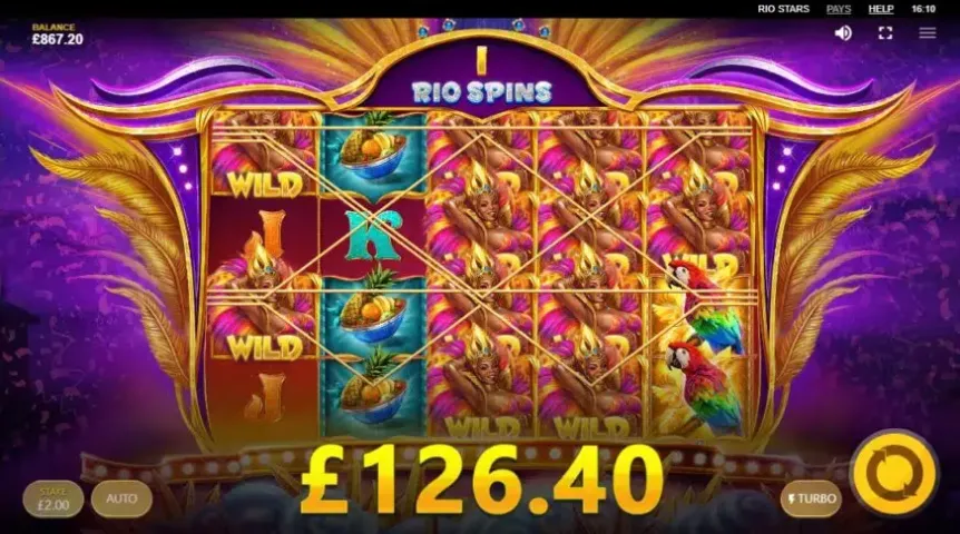 Rio Stars slot screenshot 
