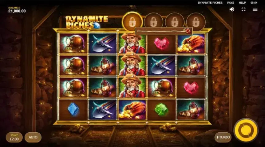 Dynamite Riches slot screenshot 
