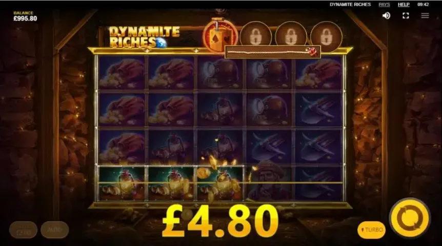 Dynamite Riches slot screenshot 